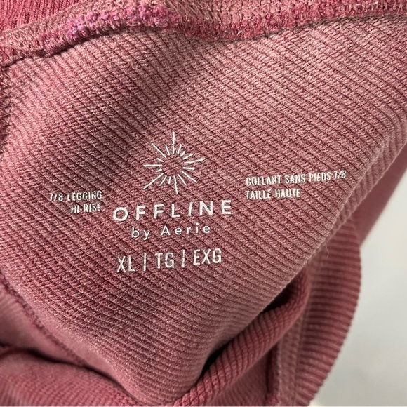 AERIE Offline Seamless Macrame High Waisted Leggings - Picture 12 of 14